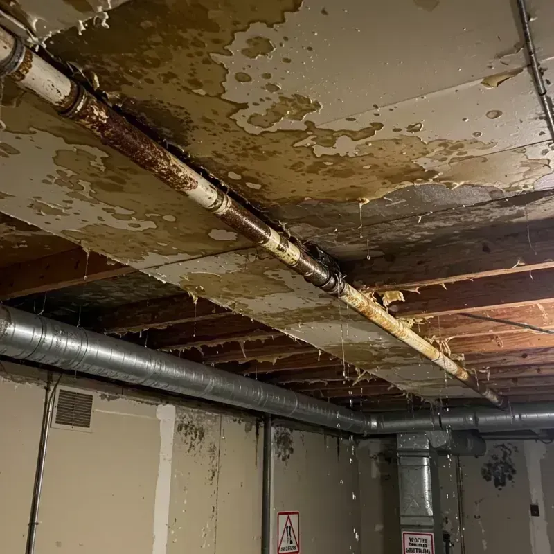 Ceiling Water Damage Repair in Big Bend, WI